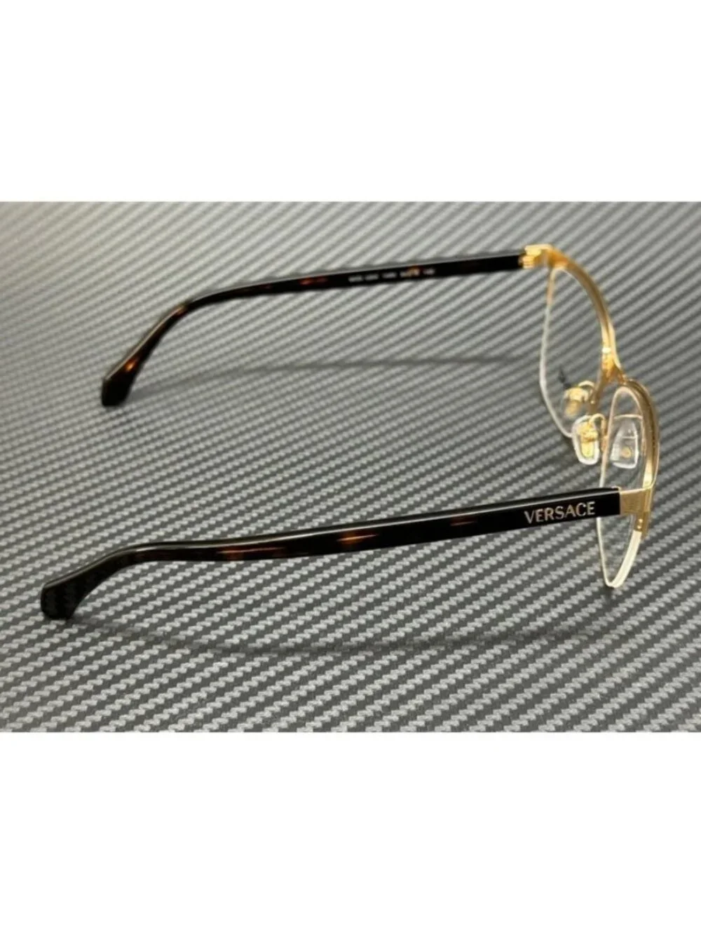 New Versace Women Gold Havana Eyeglasses 52-16-140